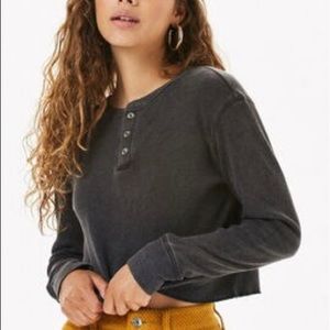PACSUN waffle knit tee